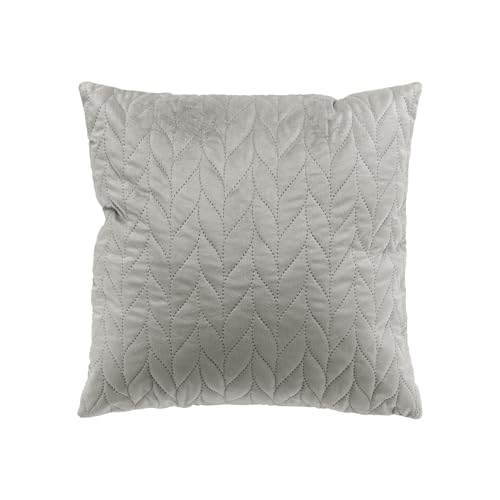 Douceur d'Intérieur Daisy Kissenbezug (40 x 40 cm), Grau, einfarbiger Samt Douceur d'Intérieur Daisy Kissenbezug (40 x 40 cm), Grau, einfarbiger Samt von Douceur d'Intérieur