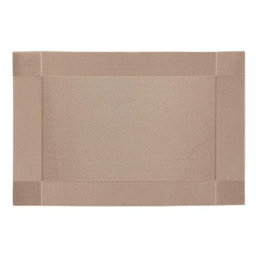 douceur d'intérieur Tischset, Polyvinylchlorid (PVC), Braun, 30 x 45 cm von Douceur d'Intérieur
