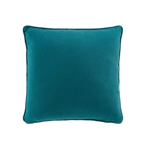 Douceur d'Intérieur Twily Kissenbezug (40 x 40 cm), Smaragd, Baumwolle/recycelter Polyester von Douceur d'Intérieur