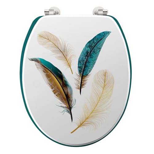 douceur d'intérieur WC-Sitz, Blau von Douceur d'Intérieur