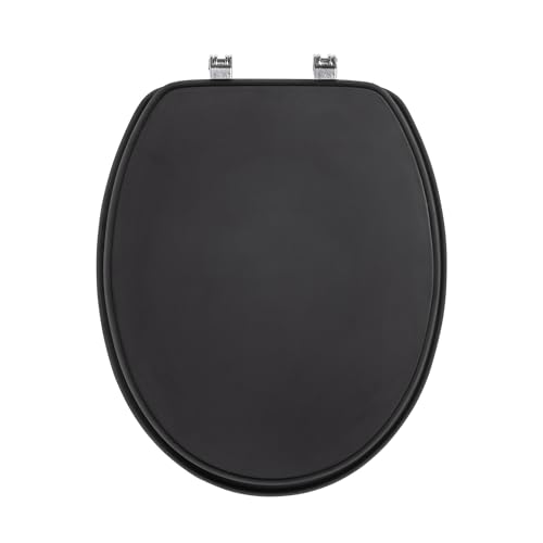 douceur d'intérieur WC-Sitz, Schwarz, 37,5 x 46 cm von Douceur d'Intérieur