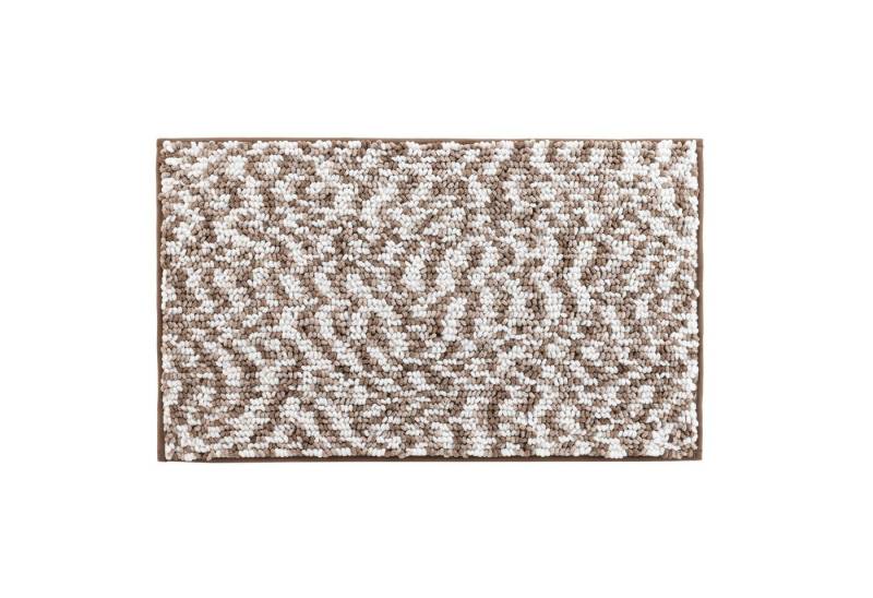 Douceur d'intérieur Badematte, Höhe 0.5 mm, für Badezimmer geeignet, angenehme Trittkomfort, Badematte von Douceur d'intérieur