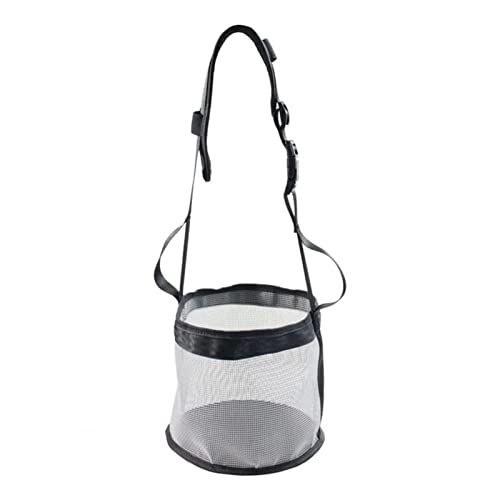 Douchi Futterbeutel für Pferde - Verstellbare Futtertasche für Pferde | Langlebiger Polyester-Netzfuttersack für Pferde, Slow Feeder Mesh Bag Horses Feeding Supplies (3 Größen) von Douchi