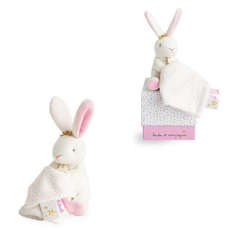 Doudou Et Compagnie Schmusetuch Hase in Geschenkbox von Doudou Et Compagnie