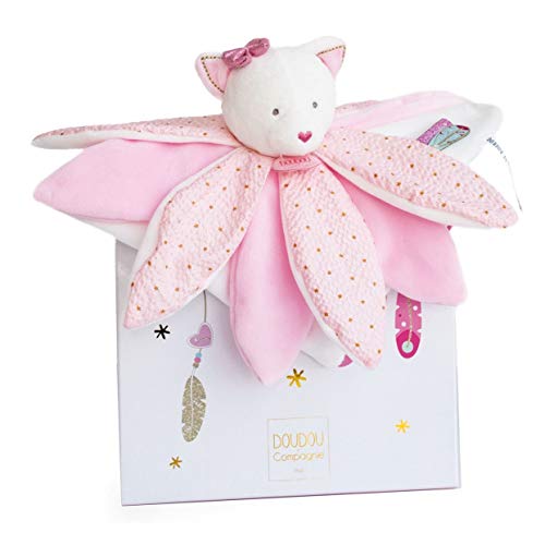 Doudou et Compagnie DC3550 ATTRAP-Reve - CAT pet doudou, rosa, Uni von Doudou et Compagnie