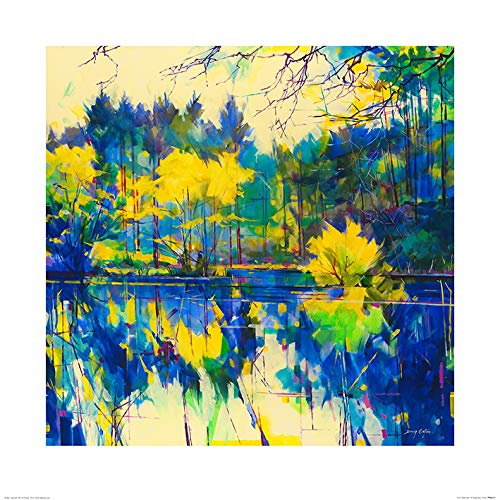Doug Eaton "Calm Reflections 60 x 60cm Kunstdruck von Doug Eaton