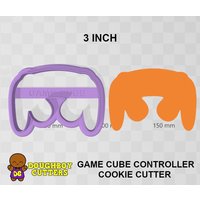Gamecube Controller Cookie Cutter | Ausstechform Für Teig, Fondant Oder Polymer Clay Verschiedene Größen Formen Kekse, Handwerk Und Schmuck von DoughBoyCutters