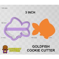 Goldfisch-Ausstechform | Ausstechform Für Teig, Fondant Oder Polymer Clay Verschiedene Größen Formen Kekse, Handwerk Und Schmuck von DoughBoyCutters
