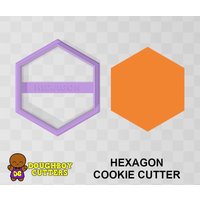 Hexagon Cookie Cutter | Ausstechform Für Teig, Fondant Oder Polymer Clay Verschiedene Größen Formen Kekse, Handwerk Und Schmuck von DoughBoyCutters