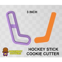 Hockeyschläger-Ausstechform | Ausstechform Für Teig, Fondant Oder Polymer Clay Verschiedene Größen Formen Kekse, Handwerk Und Schmuck von DoughBoyCutters