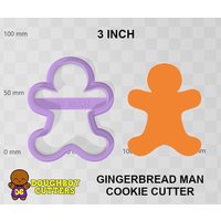 Lebkuchen Mann Cookie Cutter | Ausstechform Für Teig, Fondant Oder Polymer Clay Verschiedene Größen Formen Kekse, Handwerk Und Schmuck von DoughBoyCutters