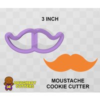 Schnurrbart-Ausstechform Ausstechform Für Teig, Fondant Oder Polymer Clay | Verschiedene Größen Formen Kekse, Handwerk Und Schmuck Schnurrbart von DoughBoyCutters