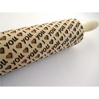 Ich Liebe Dich Nudelholz Geprägt Valentinstag Geschenk Modern Cookie Ich Liebe Dich Nudelholz Geprägt Valentinstag Geschenk Modern Cookie von DoughRoller