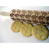 Schafe Prägung Nudelholz. Muster Mit Schafen. Laser Gravierte Geprägte Cookies. Einzigartiges Geschenk von DoughRoller