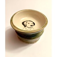 Handgemachte Keramik Lab Retriever Leckerli Essen Schale von DouglasMeowFunStudio