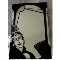 Art-Deco-Inspirierte Spiegel-Design 30 X 50 cm von DouglasPayneDesigns