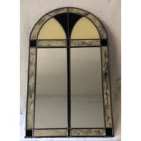 Eine Elegante Handbemalt Jugendstil Gewölbte Form Spiegel. 30 X 50 cm Eine Elegante Handbemalt Jugendstil Gewölbte Form Spiegel. 30 X 50 cm von DouglasPayneDesigns