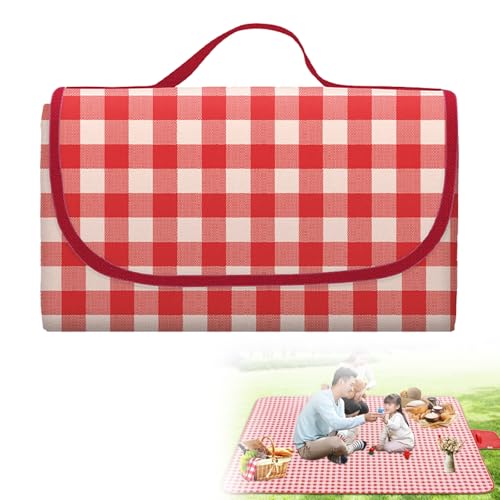 150x200CM Picknickdecke Wasserdicht,Stranddecke Wasserdicht,Stranddecke Sandfrei,Campingdecke Outdoor,Picnic Blanket,Picknickdecke Ultraleicht,Groß Strandmatte für Strand,Picknick,Camping,Wandern von Doukesh