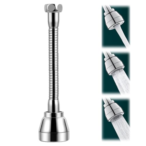 360° Drehbarer Wasserhahn Luftsprudler mit 3 Modi,Wasserhahn Verlängerung,Multifunktionaler Verlängerungshahn,Drehbarer Wasserhahn Aufsatz für Küche,Badezimmer 360° Drehbarer Wasserhahn Luftsprudler mit 3 Modi,Wasserhahn Verlängerung,Multifunktionaler Verlängerungshahn,Drehbarer Wasserhahn Aufsatz für Küche,Badezimmer von Doukesh