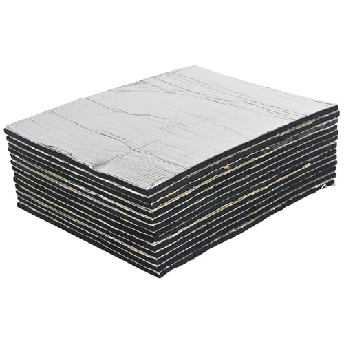 5MM Dämmmatte Auto Schallschutzmatte Isolierung Matte Schaumstoff Alubutyl Auto Dämmung Dämmmatte Selbstklebend Isoliermatte für Kfz LKW und Wohnmobile Feuerfest Feuchtigkeitsfest Wasserdicht 40x25CM von Doukesh