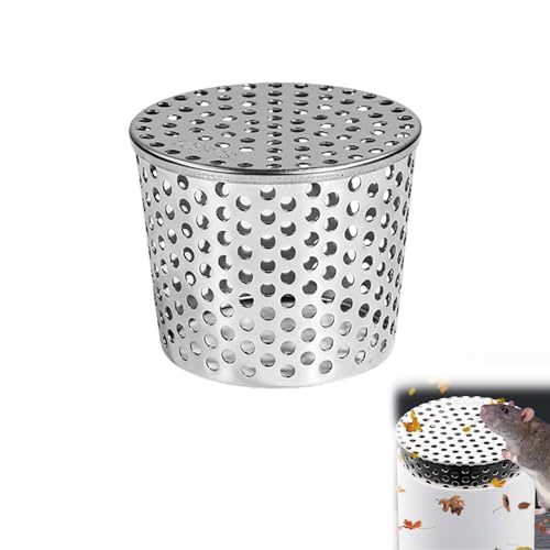 9 CM Regenrinne aus Edelstahl Fallrohr Laubschutz Fallrohrschutz Dachrinnenschutz aus Edelstahl Laubsieb Dachrinnen Laubschutz Regenrinnen Laubschutz Laubschutz Dachrinne Laubfang von Doukesh