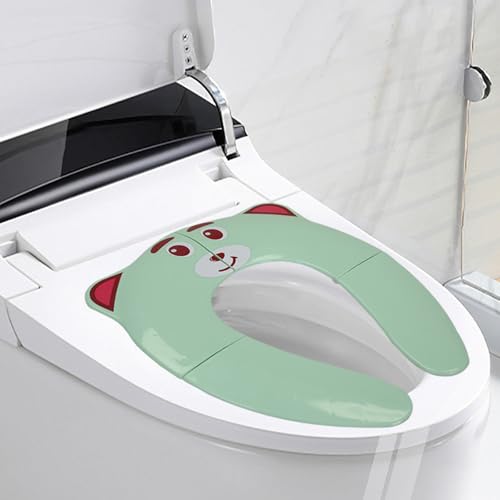 Faltbarer Toilettensitz Kinder,Reisetöpfchensitz für Kinder,Kinder Toilettentrainer Sitz,WC Sitz Kleinkind,Tragbar Reise Toilettensitz für Kinder,Reise Töpfchentrainer Kinder mit Anti-Rutsch Polster von Doukesh