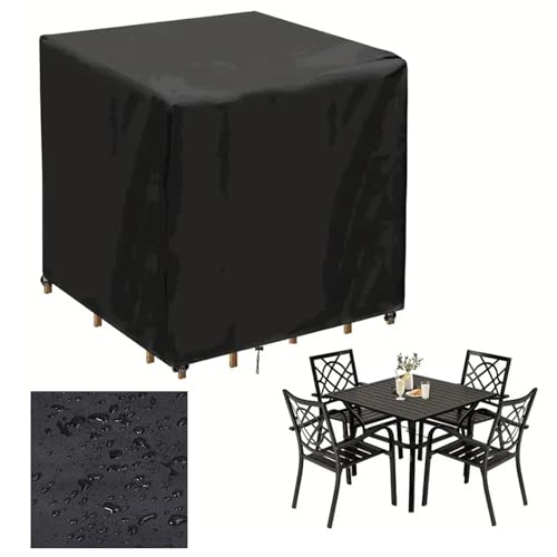 Doukesh Gartenmöbel Abdeckung Wasserdicht,Abdeckung für Gartenmöbel Winterfest Schutzhülle,Winterfest Abdeckplane Gartenmöbel,Wasserdicht Anti-UV Oxford Gewebe Abdeckhaube für Gartentisch,80×80×80CM von Doukesh