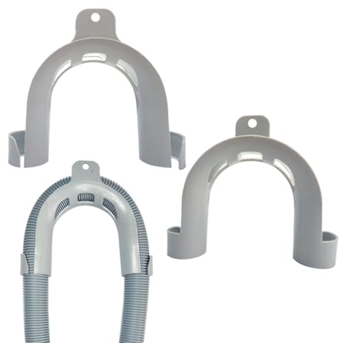 Haltebogen Universal Einhängebogen, Haltebogen Ablaufschlauch, U-förmige Haltebogen Universal Einhängebogen, Schlauch Halterung für Ablaufschlauch in Waschmaschine Geschirrspüler Spülmaschin, 2PCS von Doukesh