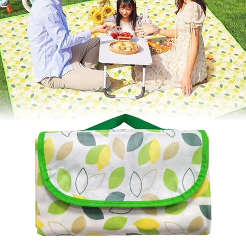 Picknickdecke Wasserdicht,Stranddecke Wasserdicht,Stranddecke Sandfrei,Campingdecke Outdoor,Picnic Blanket,Picknickdecke Ultraleicht,Mini Strandmatte für Strand,Picknick,Camping,Wandern,100×150CM von Doukesh