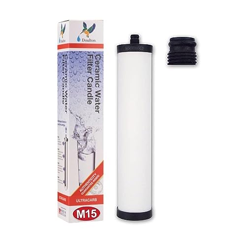 Doulton M15 Ultracarb Keramik Trinkwasser Filter Cartridge Kerze für FRANKE Triflow filterflow alle 1. Generation Gehäuse und 2. Generation Kunststoff Gehäuse FRX01 25,4 cm, Weiß von DOULTON