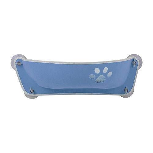 Fensterplätze Für Katzen Katze Hängematte Window Lounger Saugnäpfe Für Katze Bett Fenster Barsch Mount Pod Rest House Weiche Komfortable Frettchen Käfig @ Blau 65X20Cm von Doumadup