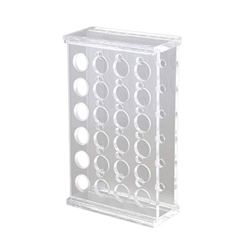 Doumneou 1,5 ml Zentrifugenröhrchen, 11 mm Durchmesser, Reagenzglas, Halterung aus Kunststoff, 24 Löcher Doumneou 1,5 ml Zentrifugenröhrchen, 11 mm Durchmesser, Reagenzglas, Halterung aus Kunststoff, 24 Löcher von Doumneou