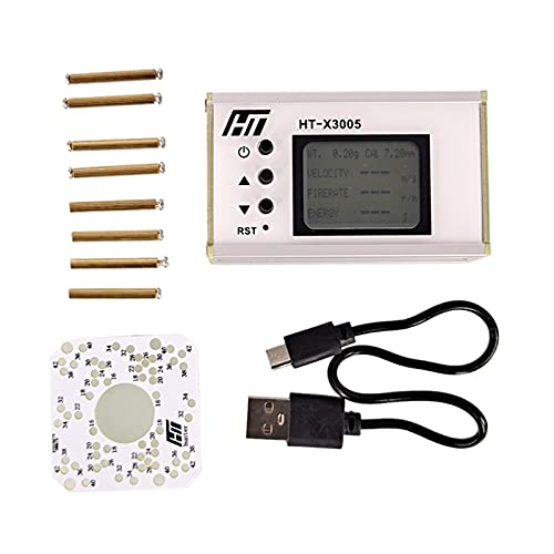 HT-X3005 Geschwindigkeitsmessgerät Energiemessung Chronograph Geschwindigkeitstester mit Hintergrundbeleuchtung LCD von Doumneou