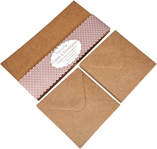 Dovecraft Essentials - Mini Cream 3.5"x3.5" Quality Recycled Cards & Envelopes (20 Pack) von Dovecraft