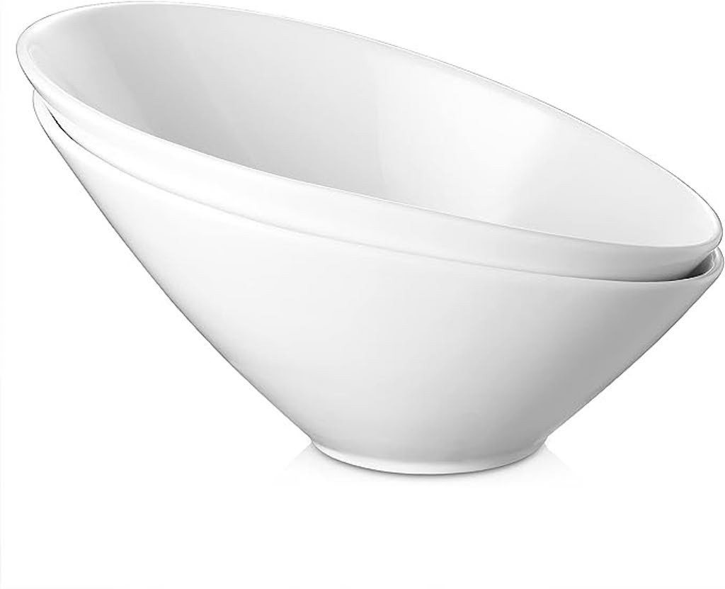 Dowan Salatschüssel 770 ml Schräge Salatschalen, 24 cm Schräge Servierschalen, 2er Pack Dowan Salatschüssel 770 ml Schräge Salatschalen, 24 cm Schräge Servierschalen, 2er Pack von Dowan