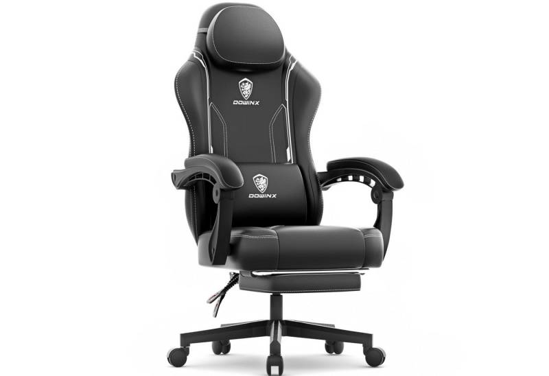 Dowinx Gaming-Stuhl Ergonomischer Gaming Sessel, Racing Gamer Stuhl mit Lendenwirbelstütze, PC-Stuhl Verbreiterte Rückenlehne von Dowinx