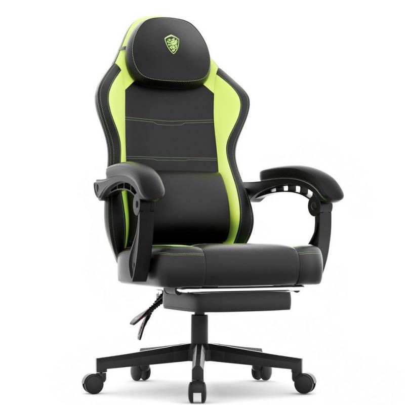 Dowinx Gaming-Stuhl Ergonomischer Gaming Sessel, Racing Gamer Stuhl mit Lendenwirbelstütze, PC-Stuhl Verbreiterte Rückenlehne von Dowinx