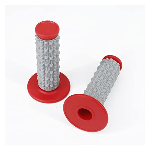 Griff Grip Pro Taper Motorrad Protaper Dirt Pit Bike Motocross 7/8" Lenker Gummi Gel Handgriffe Bremshände (Color : rot) von Dowrap