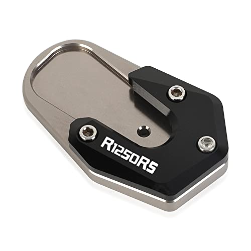 Motorrad Zubehör Ständer Fuß Seite Ständer Verlängerung Pad Platte for R1200RT R1200ST R1250RT R1250RS R 1200 1250 RT/RS (Color : R1250RS LOGO-01) von Dowrap