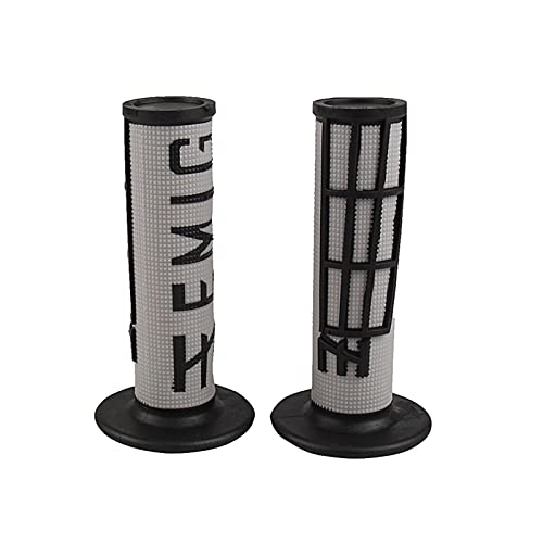 Universalgriffe Emig Grip Griff MX Grip Hand for SX EXC SXF KLX CRF YZF WRF Motorrad Twist Grip for Gel GP Dirt Pit Bike (Color : Black Grey) von Dowrap