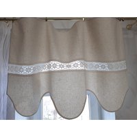 Vintage Dekorative Dicke Baumwolle Valance Vorhang, Café Küche Valance, Vorhänge, Vorhänge Vintage, Klassisch | 1 von DowryChestFinds