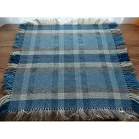 Vintage Handgewebte Wolle Tischset, Tischdeko, Retro Tischdekoration, Scandianvian Textil, Heimtextil | A1 von DowryChestFinds