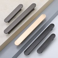 2, 5 "Gebürstet Gold/Pearl Grau Schwarz Pull Küchenschrank Knäufe Schublade Knauf Griff Zink-Legierung Tür Möbelbeschläge von DozenHardware