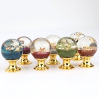 25mmcolorful Crystal Ball Knauf Kommode Türknopf Pull Schubladen Rot Grün Schwarz Lila Acryl Küche Schrank von DozenHardware