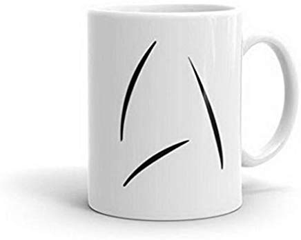 Captain Kirk Tasse – Star Trek Beyond Style Inspire – Kaffeetasse Teetasse Geschenk Kaffeetassen zum Verkauf Tassen Kaffee Zuhause 313 ml, weiß von Dozili