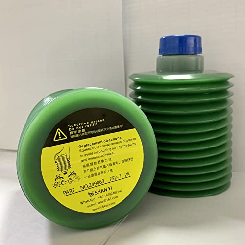 FS2-7 Nr. 249063 700ML Schmierfett, compatible with Milacron, compatible with ENGEL,compatible with NISSEI Lube Ölpumpe,compatible with Fanuc Spritzgießmaschinen Schmierung Wellpappkartusche von DozingPig