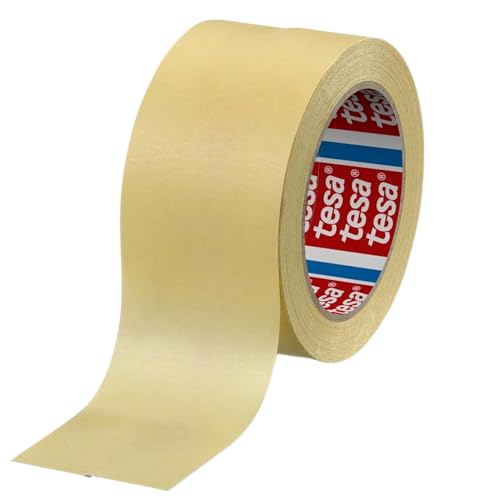 Tesa 4323 - Papier-Abdeckband - Hochwertiges professionelles Papierklebeband - Malen, Glätten, Verputzen, Kunst & Handwerk, Silikonisieren, Glaswaren (50 mm x 50 m) von Dpm tapes