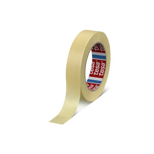 Tesa 4323 - Papier-Abdeckband - Hochwertiges professionelles Papierklebeband - Malen, Glätten, Verputzen, Kunst & Handwerk, Silikonisieren, Glaswaren (19 mm x 50 m) von Dpm tapes