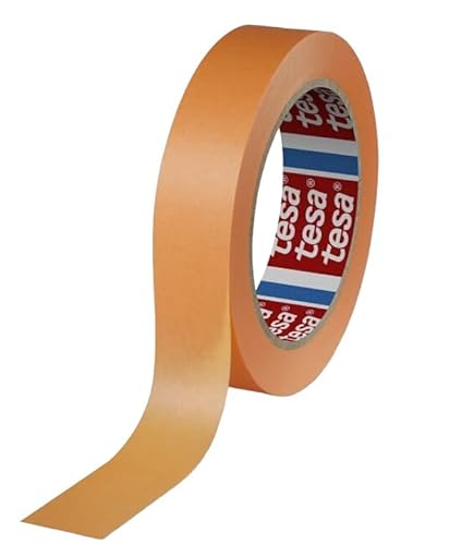 Tesa 4342 - Abklebeband für präzises und makelloses Abdecken und Lackieren - Leicht zu entfernen und aufzutragen - Geeignet für Zuhause und professionelle Projekte - (25 mm x 50 m) von Dpm tapes