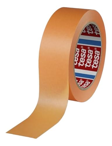 Tesa 4342 - Abklebeband für präzises und makelloses Abdecken und Lackieren - Leicht zu entfernen und aufzutragen - Geeignet für Zuhause und professionelle Projekte - (38 mm x 50 m) von Dpm tapes